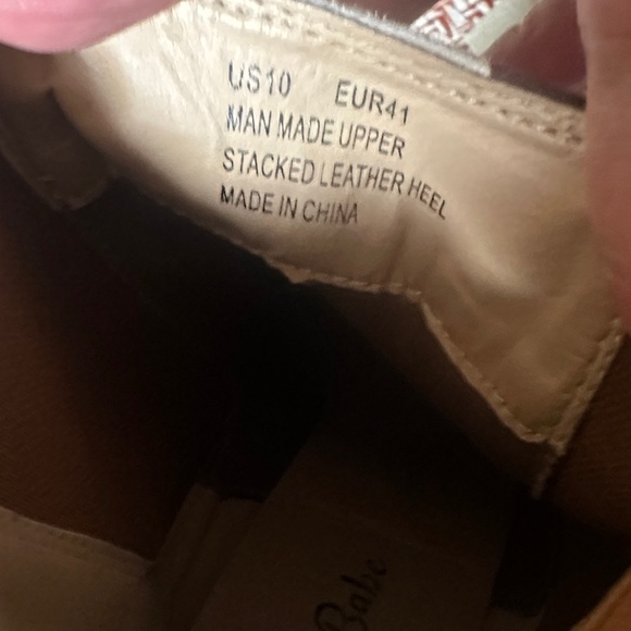 Cowprint Chelsea Ankle Boots Women’s 10 Worn 3x - Picture 14 of 16